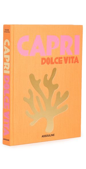 Assouline Capri Dolce Vita Orange One Size
