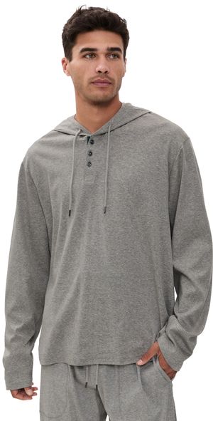 Polo Ralph Lauren Underwear Mercerized Cotton Hoodie Andover Heather M