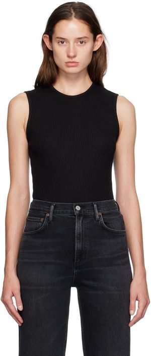 AGOLDE Black Binx Tank Top