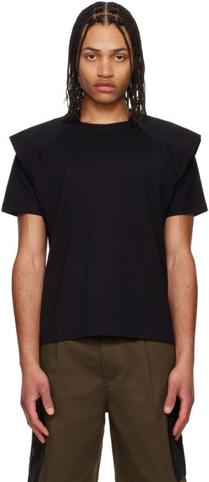 Olly Shinder Black Folk T-shirt