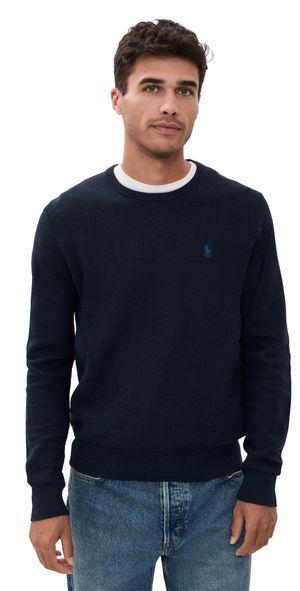 Polo Ralph Lauren Cotton Crewneck Sweater Navy Heather XXL