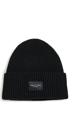 rag & bone Blake Beanie Black One Size