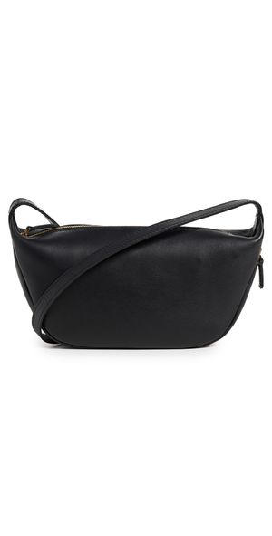 Madewell The Sling Crossbody Bag in Leather True Black One Size