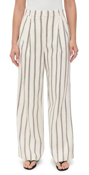 A. L.C. Charles Pants Cream Stripe 4