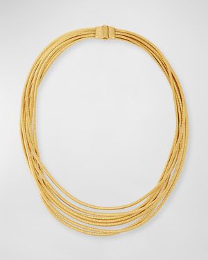 Cairo 18k Seven-Strand Necklace