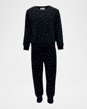 Girl's Rainbow Sparkle Two-Piece Set, Size 2-14