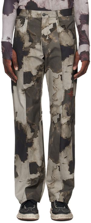 KUSIKOHC Brown Burn Trousers