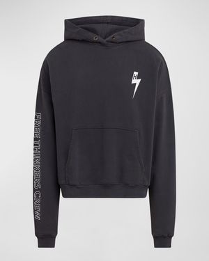 Men's Cropped French Terry Hoodie
