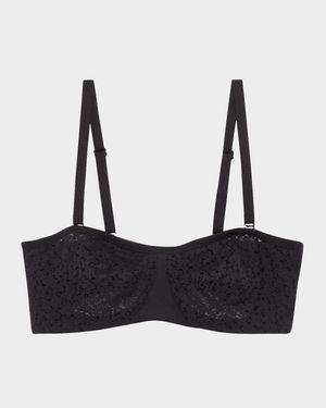 Nora Strapless Floral Lace Bra