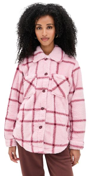 PJ Salvage Let'S Get Cozy Jacket Baby Pink M