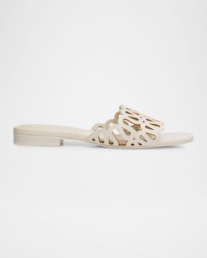 McCall Laser-Cut Leather Sandals