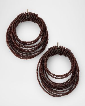 Tiered Multi-Strand Drop Earrings