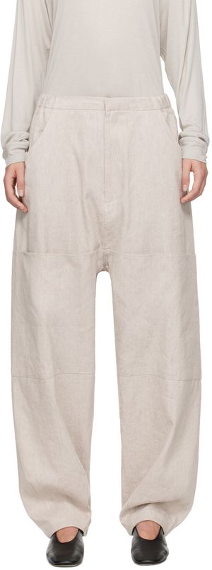 Lauren Manoogian Beige Painter Trousers