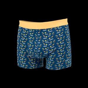 Billybelt - Boxer en coton biologique - Taille 2XL - Bleu
