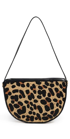 SIMONMILLER Belo Half Moon Bag Leopard One Size