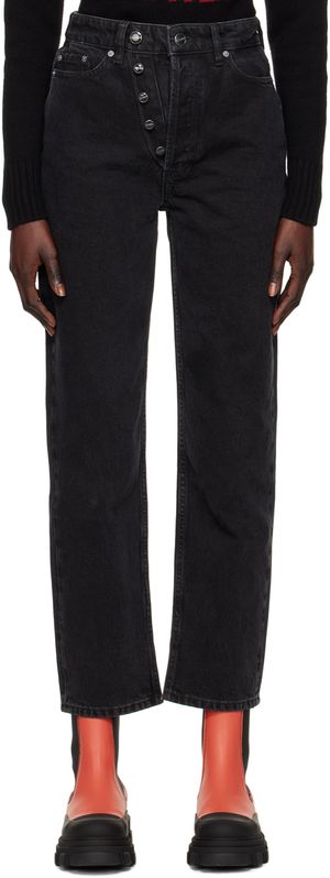 GANNI Black Figni Jeans