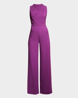 Corrine High-Neck Sleeveless Jumpsuit