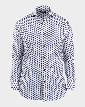 Men's Einstein Stretch Cuboid Dress Shirt