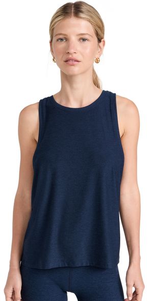Beyond Yoga Featherweight Rebalance Tank Nocturnal Navy XXL