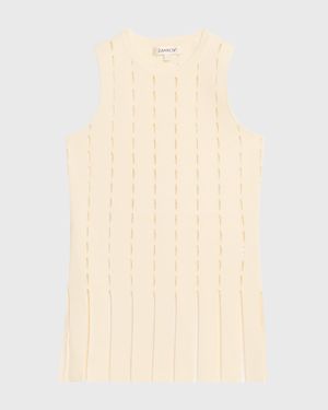 Eddie Sleeveless Cutout Merino Wool Top