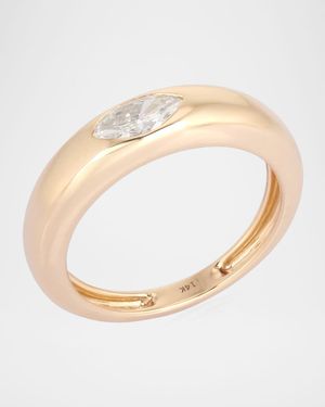 Marquis Diamond Ring, Size 7