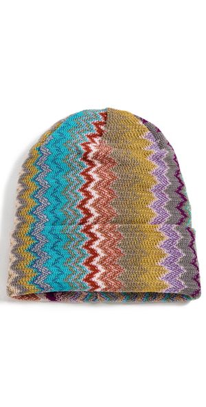 Missoni Striped Beanie Multi One Size
