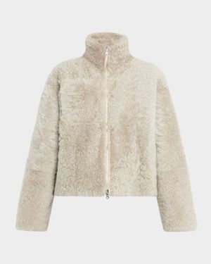 Jeena Reversible Shearling Jacket