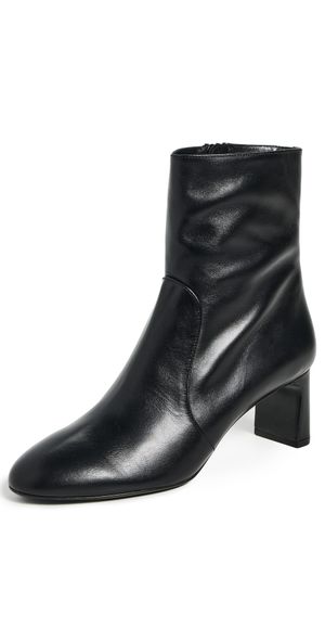 Stuart Weitzman Babette Zip Bootie 60mm Black 8.5