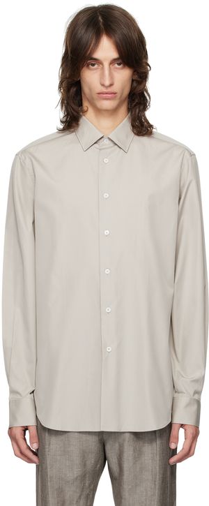 Paul Smith Taupe Tailored Shirt