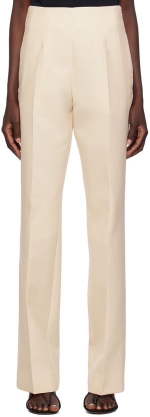 BITE Off-White Romy Trousers
