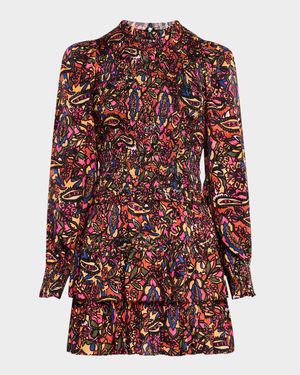 Stained Glass Prism Yolanda Mini Dress