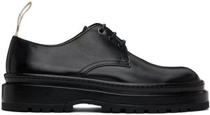 JACQUEMUS Black Les Classiques 'Les derbies Pavane' Derbys