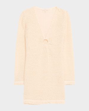 Cassie Crochet Sun Dress Coverup