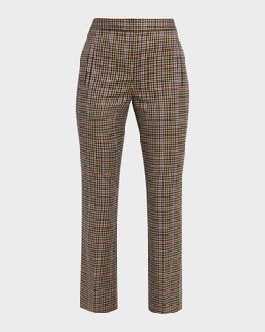 Arte Slim Plaid Pants