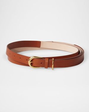 Hollyhock Medium Leather Belt