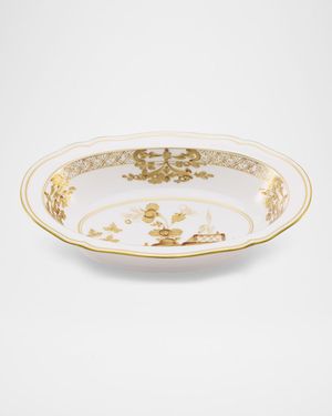 Oriente Italiano Aurum Deep Oval Serving Bowl