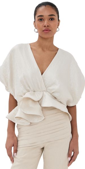 By Efrain Mogollon Aurora Top Pearl White 8