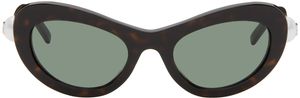 Givenchy Brown 4G Pearl Sunglasses