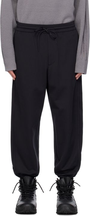 Y-3 Black Cuffed Track Pants