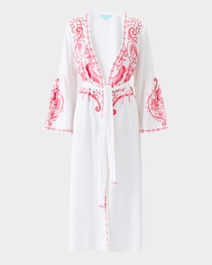 Romilly Embroidered Kaftan Coverup