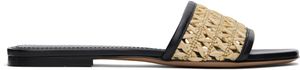 Paris Texas Sandales Sanremo beige et noir