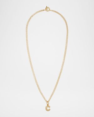 The Puffy Initial Necklace