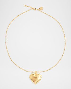 Heart Large Locket Necklace