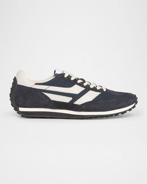 Men's Mick Tech Fabric and Suede Sneakers