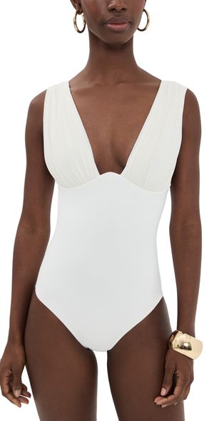 Zimmermann Awaken Gathered One Piece Ivory 3