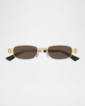 Metal Rectangle Sunglasses