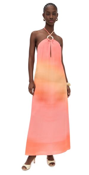 BAOBAB Rondine Maxi Dress Coral Reef S