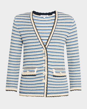 Ceriani Stripe Knit Jacket