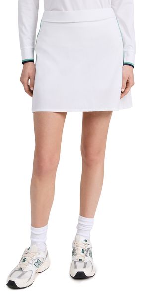 RLX Ralph Lauren Street Pleated Back Skirt Ceramic White L