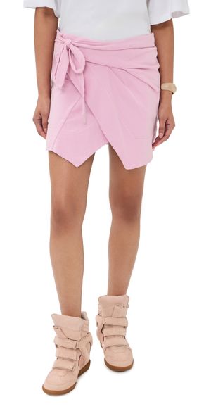 Isabel Marant Berenice Wrap Skirt Pale Pink XL